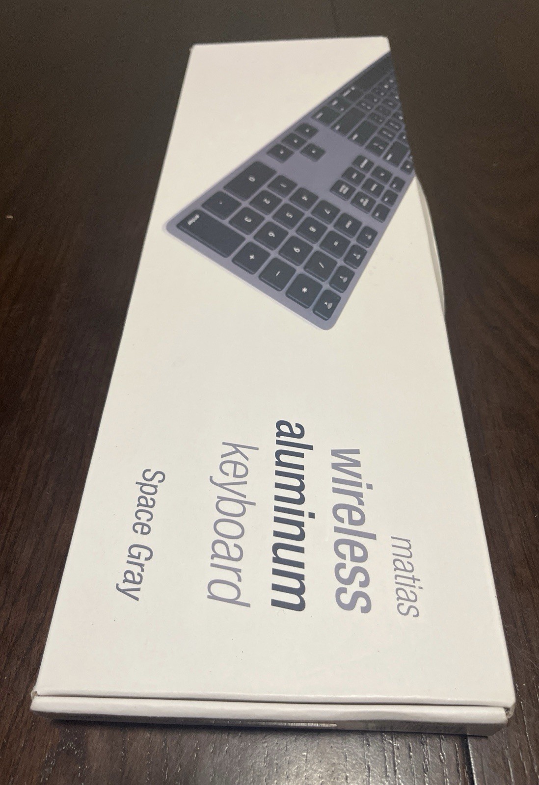 Matias Wireless Bluetooth Aluminum Keyboard Space Gray Mac PC FK418BTB Open Box⁠