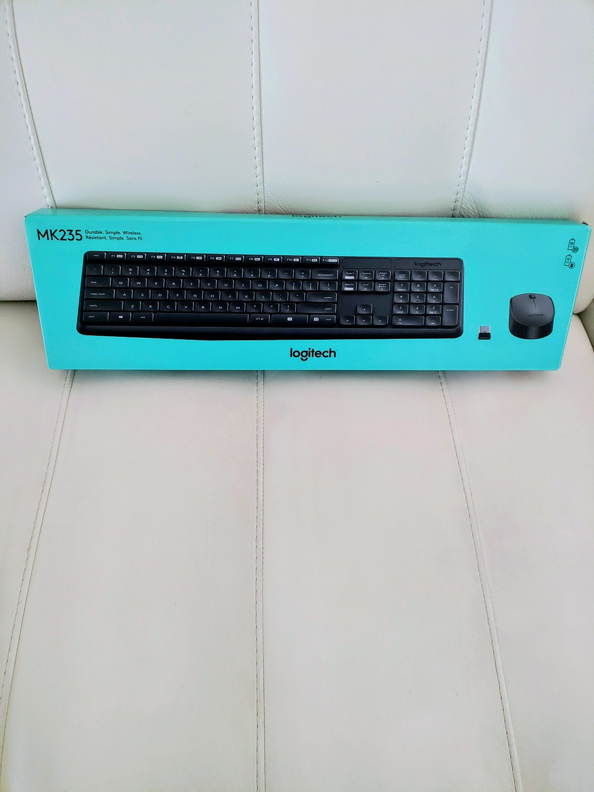 Logitech MK235 Wireless Keyboard - Mouse Combo Pack