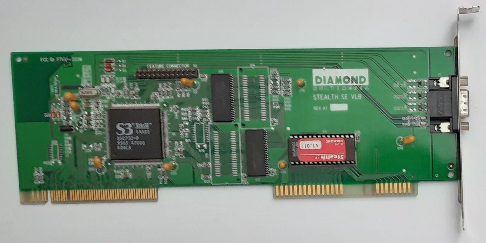 Diamond Stealth SE VLB Graphics Card (S3 Trio32, 86C732-P, 1MB, Retro, 1995)