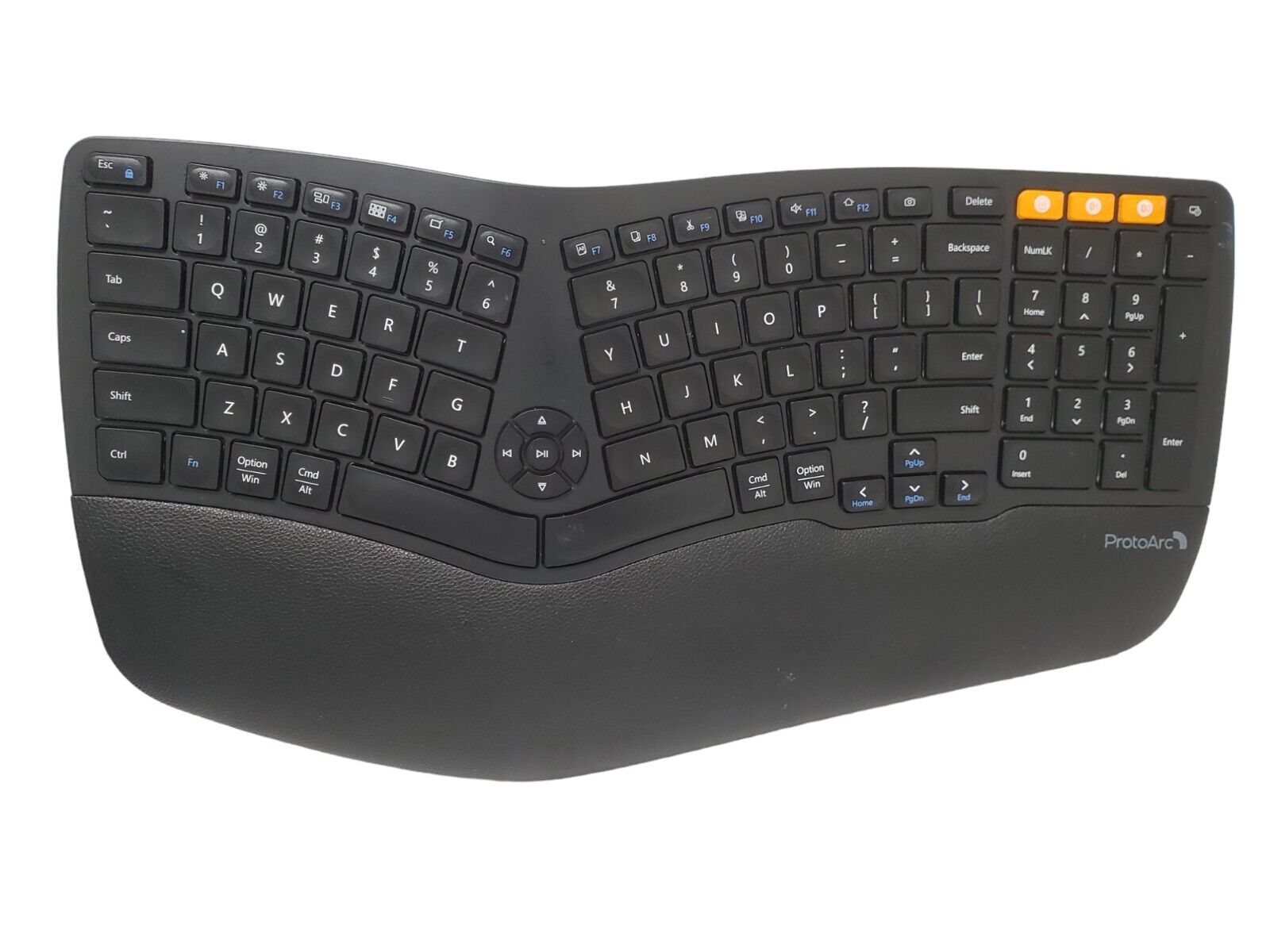Ergonomic Keyboard, ProtoArc Split, Wrist Rest, Multi Device Rechargeable