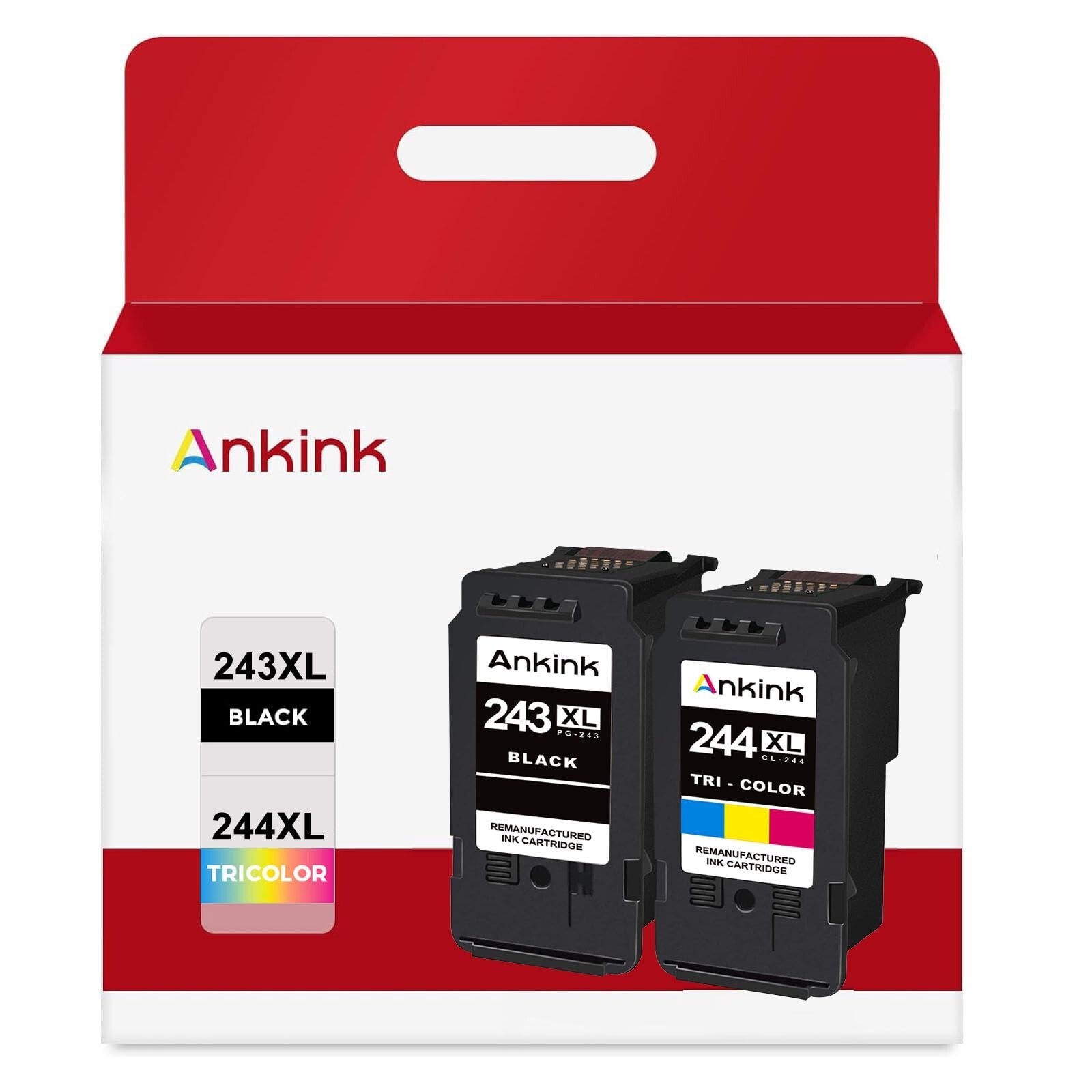 Ankink Compatible Ink Cartridge Replacement for Canon 243 244 243XL 244XL PG-...