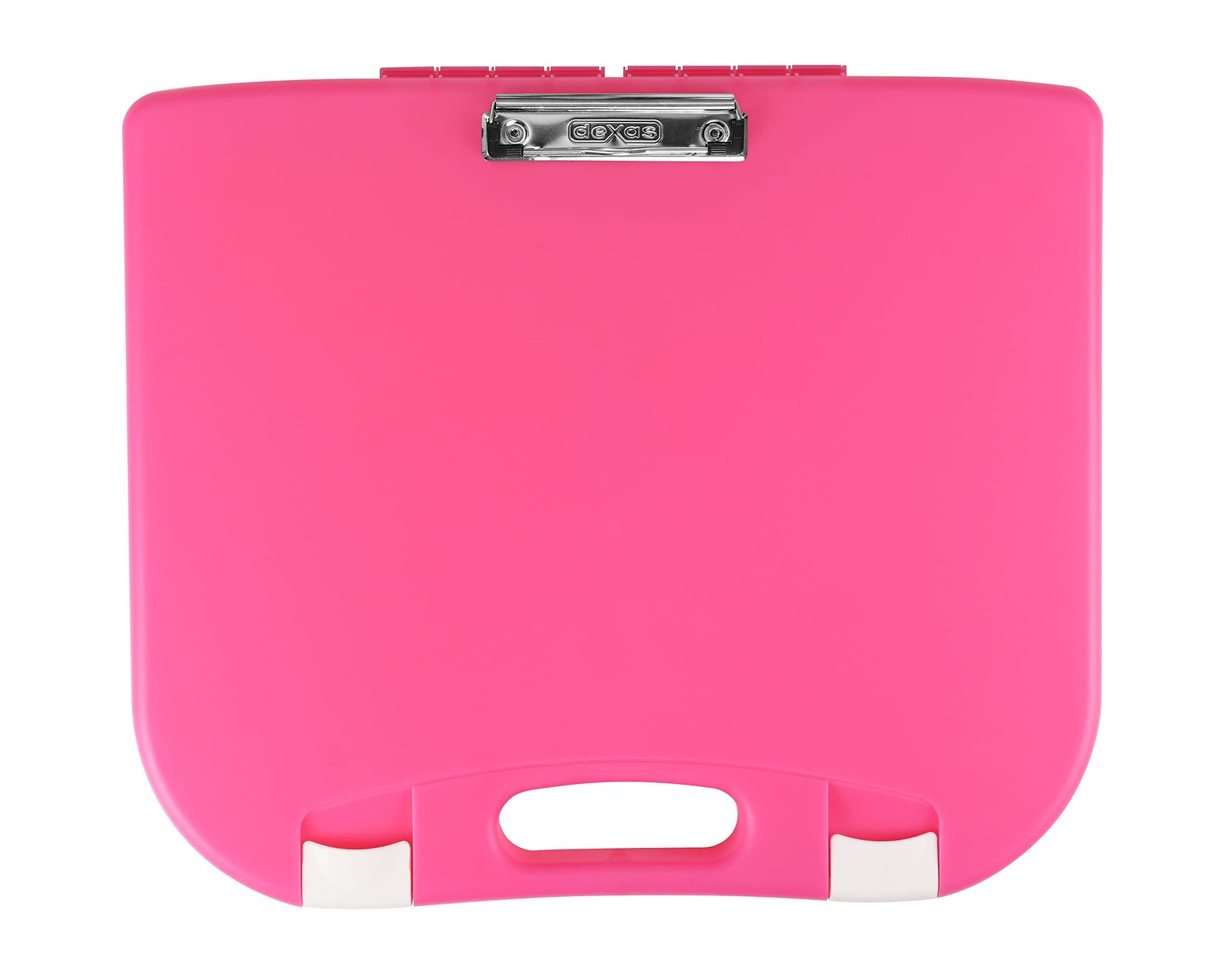 Portable Lap Desk with Storage, Integrated Handle Exterior Wire Clip, 18”x 15.25