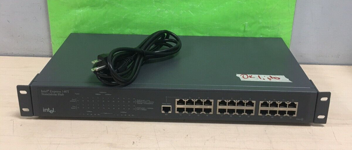 Intel Express 140T Standalone Hub EE140TX24 REV.A2 W/RACK EARS (TESTED)