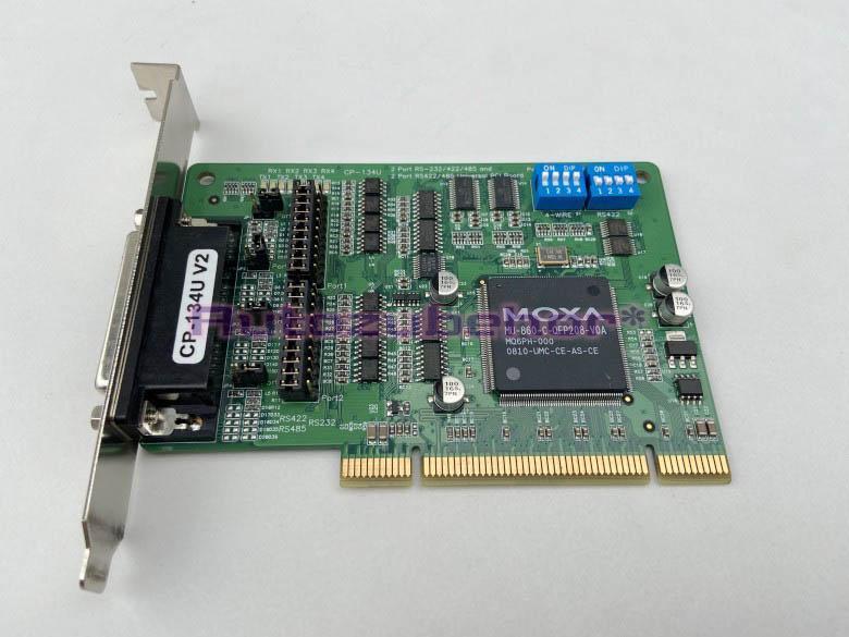 1PC USED MOXA CP-134U V2 4-port RS-422/485 PCI multi-serial card