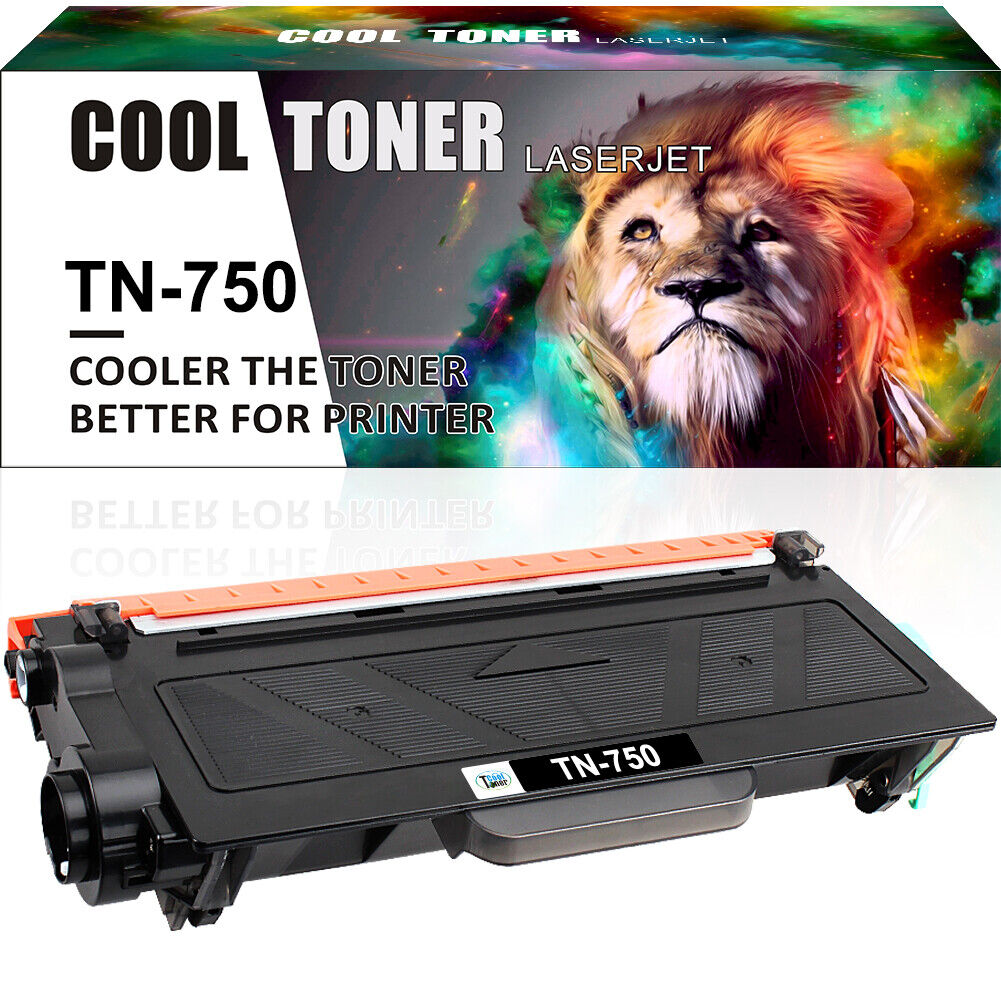 1 Pack TN750 Toner Cartridge for Brother 6180DWT 5440D MFC-8710DW 8910DW 8510DN