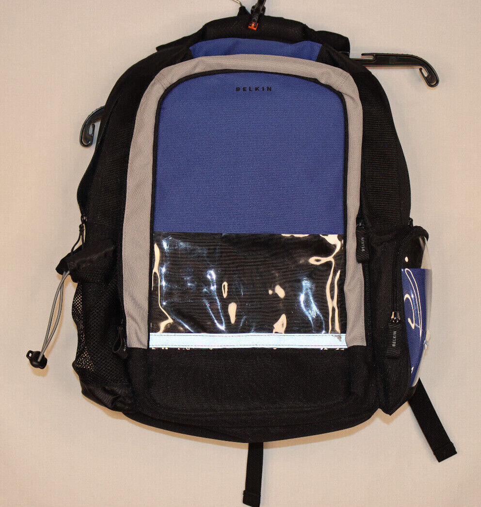 Belkin Backpack Black Blue Beige 16x16 Separate Computer Area