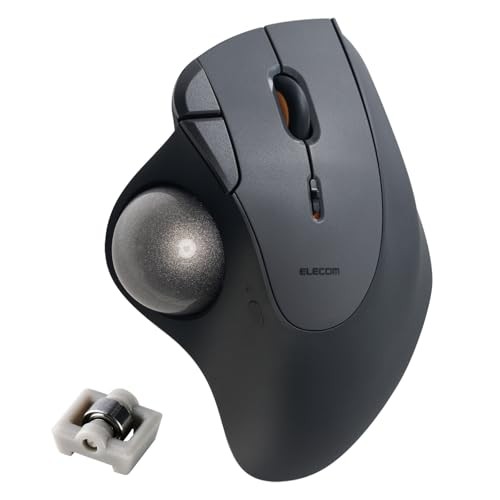 ELECOM Wireless Trackball Mouse IST PLUS Black M-IT11MRSABK