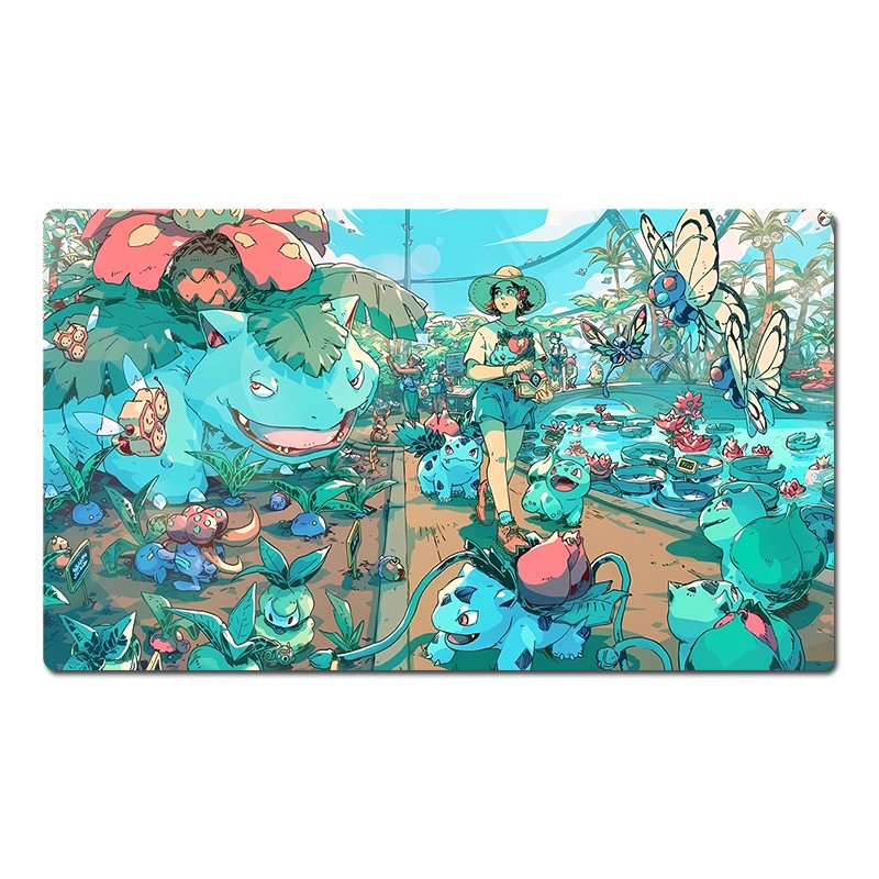 Bulbasaur Board Game Pokemon Table Playmat TCG CCG Mat Gaming Pad Mousepad