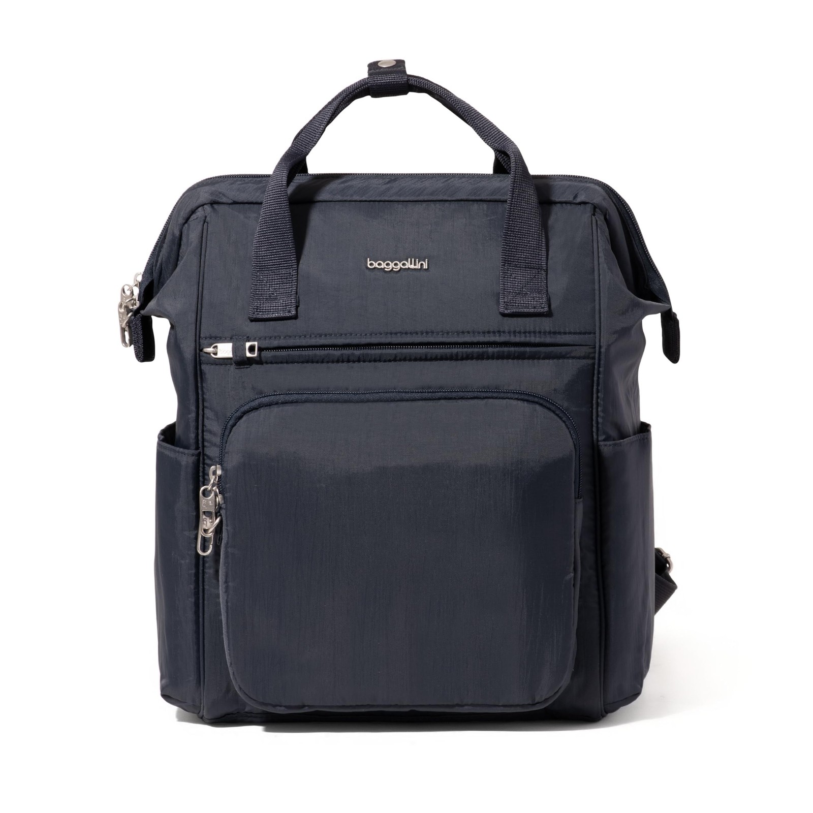 Baggallini Securtex Anti-Theft Windsor Backpack for Medium, French Navy