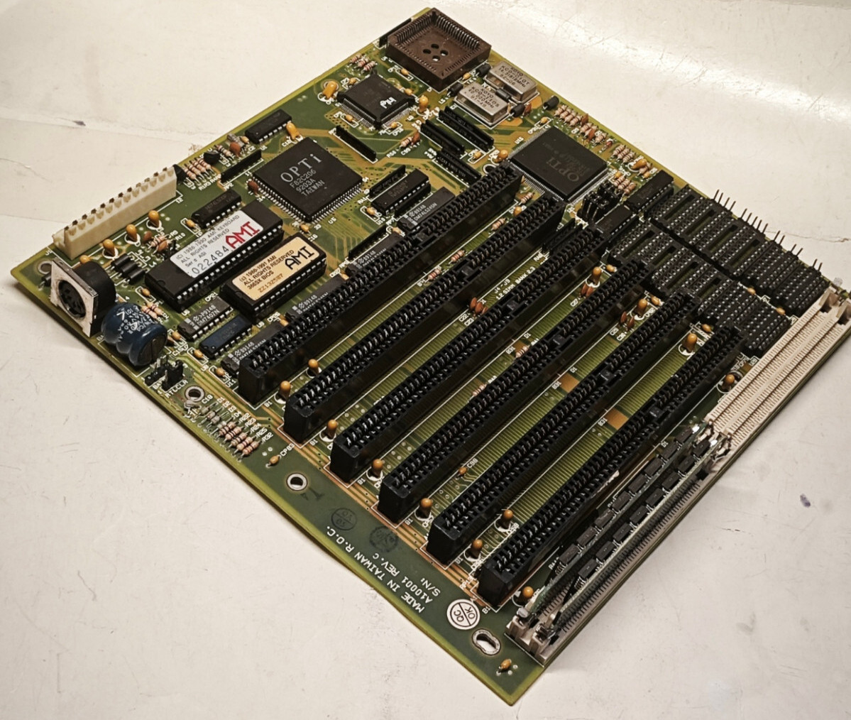 386 Aquarius Systems A10001 Motherboard w Intel 386SX-20 CPU & 2 MB RAM + Bonus