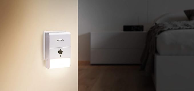White - Zmodo ZM-SHRZ01W Smart WiFi Range Extender with LED Nightlight