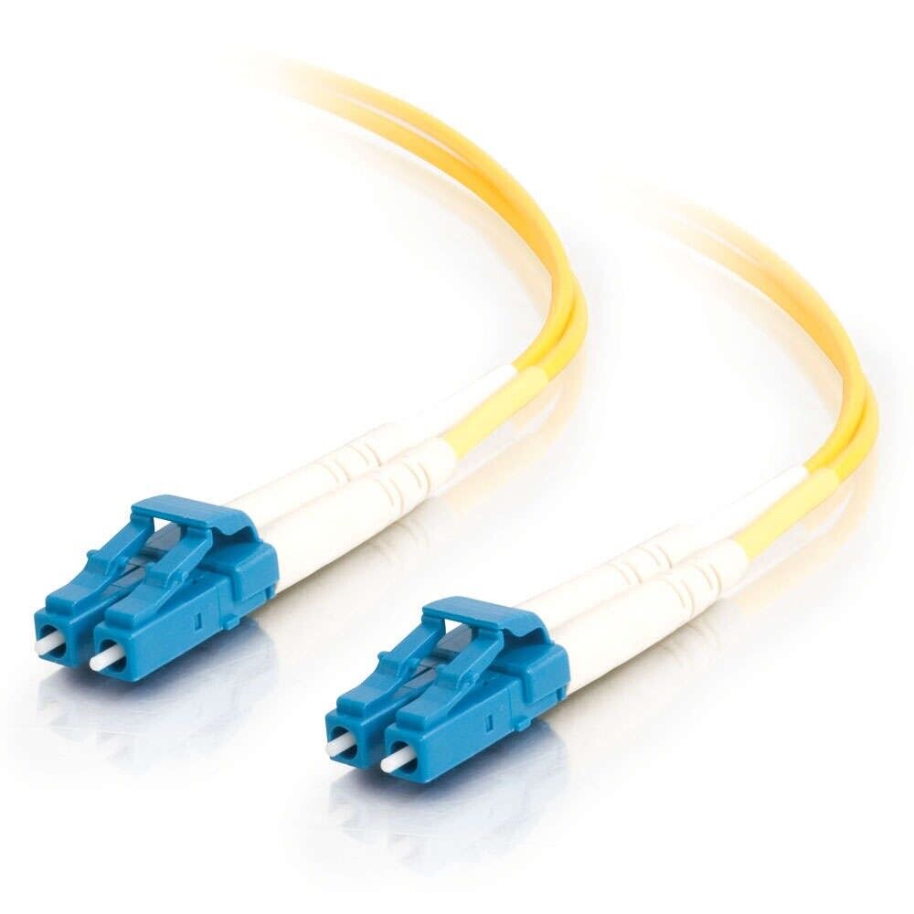 20 PACK LOT 2m LC-LC Duplex 9/125 OS2 Singlemode Fiber Cable Yellow OFNR 6FT