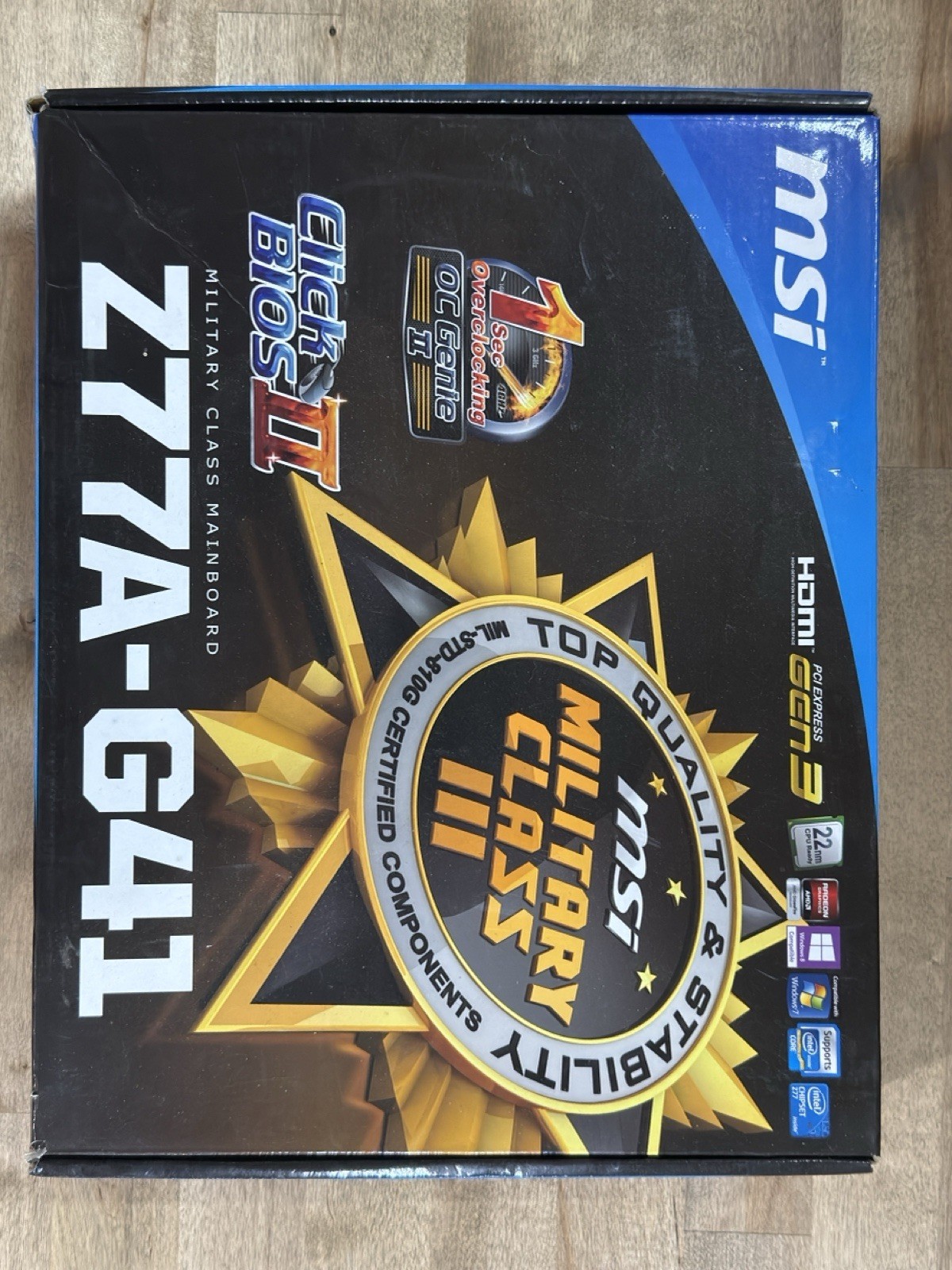 MSI Z77A-G41 ATX Motherboard Intel LGA 1155 DDR3 PCIe HDMI USB 3.0