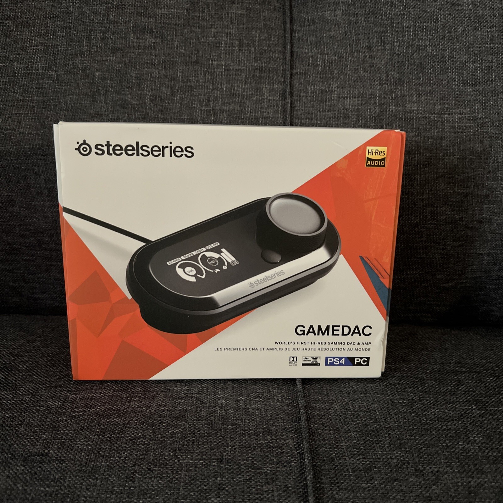 SteelSeries GameDAC Certified Hi-Res Gaming DAC and Amp for PS4 and PC .