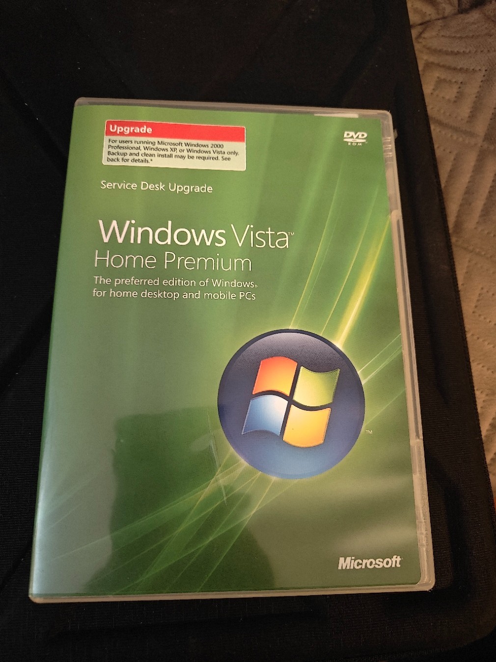 Microsoft Windows Vista Home Premium 32bit Upgrade  w/ Box CD & Product Key