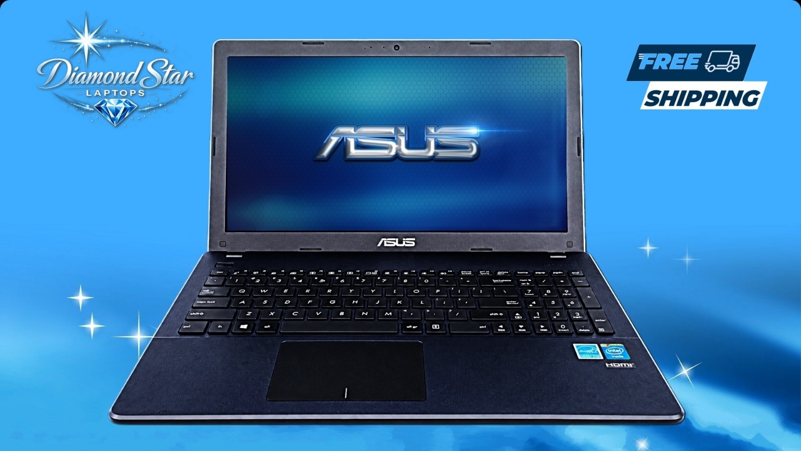ASUS 15" Laptop 4GB RAM 128GB SSD Windows 11 Pro 25H2 NEW Battery & Charger NICE