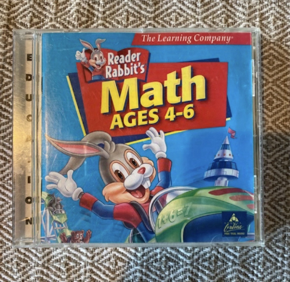Reader Rabbit Math Ages 4-6 Version 3.0 (CD-ROM, 1998) WINDOWS/MAC Great Disc