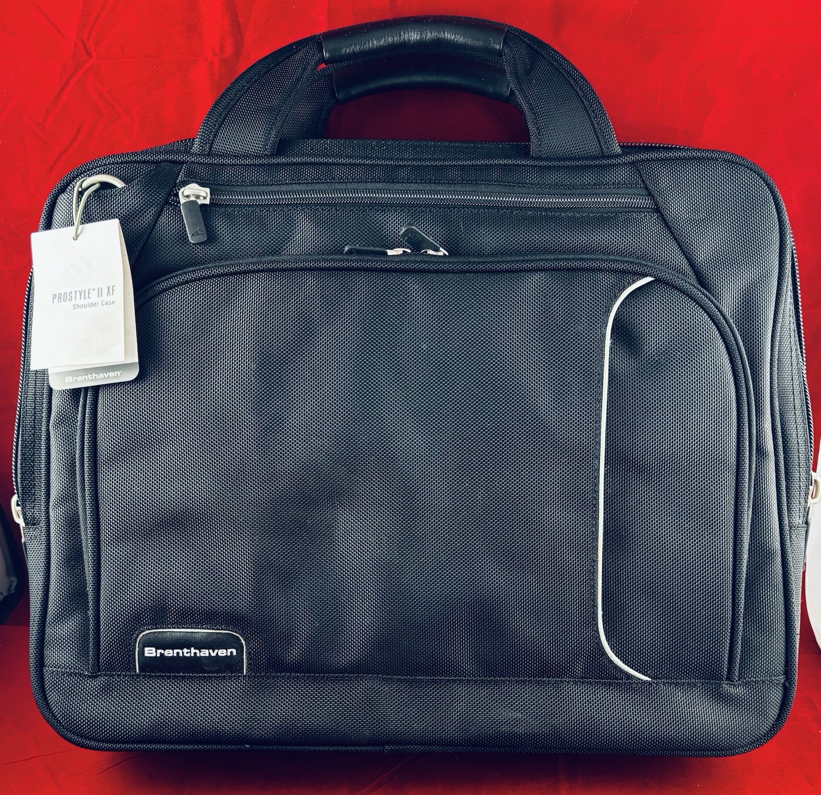 NWT BRENTHAVEN PROSTYLE II-XF LAPTOP BAG/BRIEFCASE BLACK 16"L x 13"T NO SH STRAP