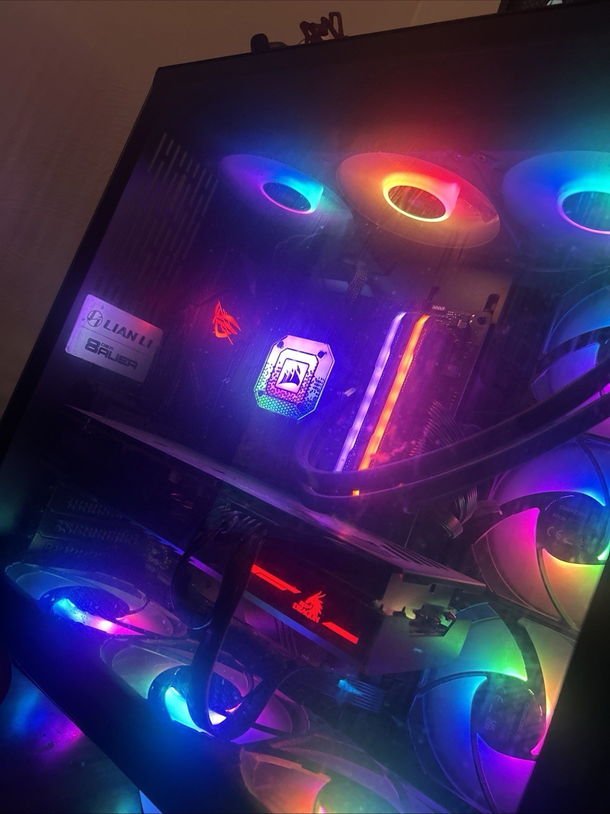 $1600 PC DM FOR OFFERS AND SPECS RYZEN 7 5800X POWER COLOR RED DRAGON 6800 XT 