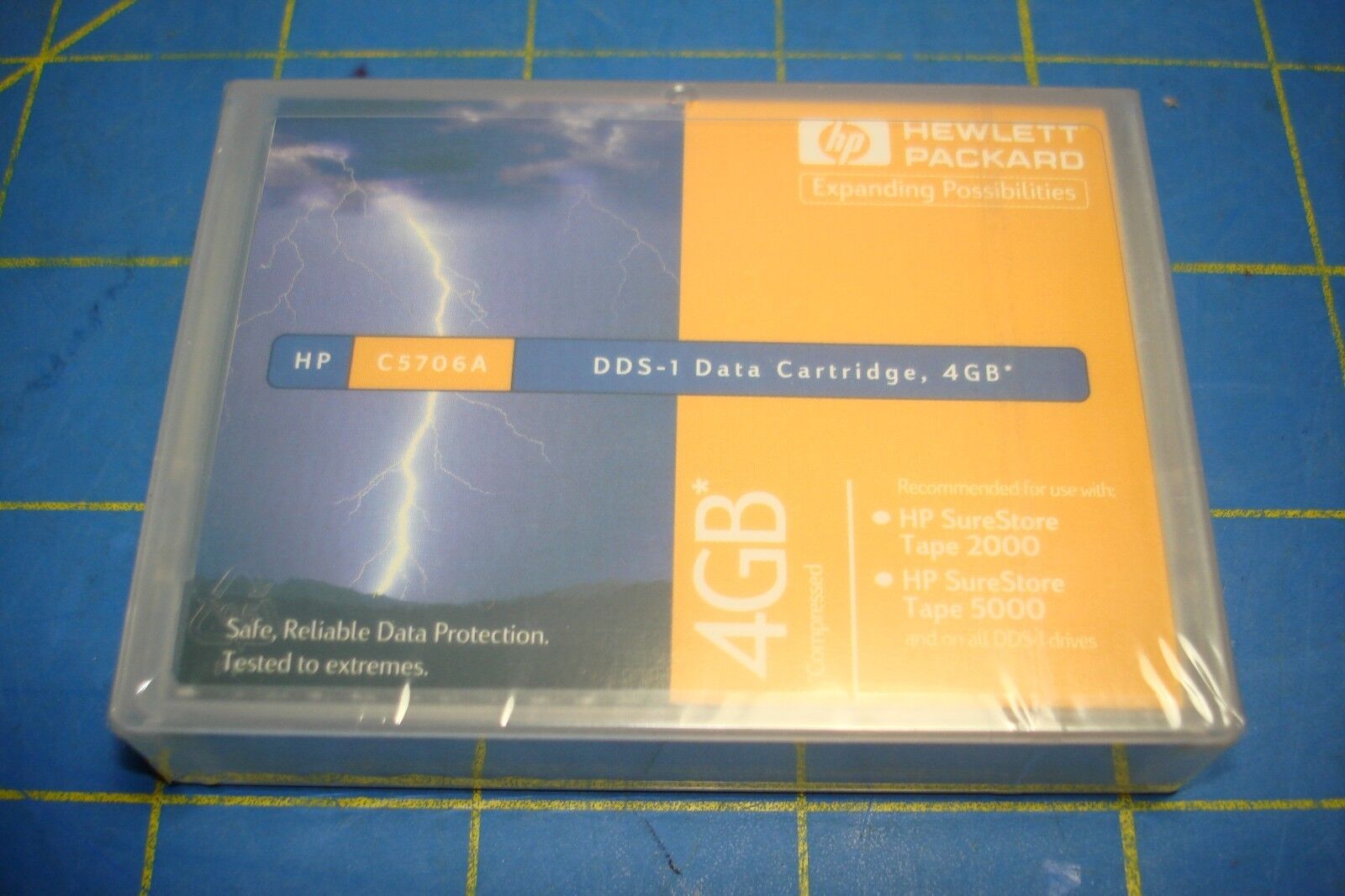 HP C5706A DDS-1 DATA CARTRIDGE 4GB NEW FACTORY SEALED NEVER OPENED
