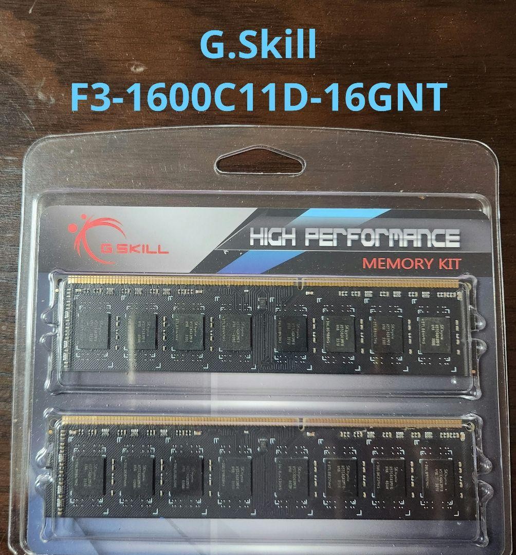 G.SKILL High Performance 16GB Memory Kit 16GB DDR3 RAM Modules