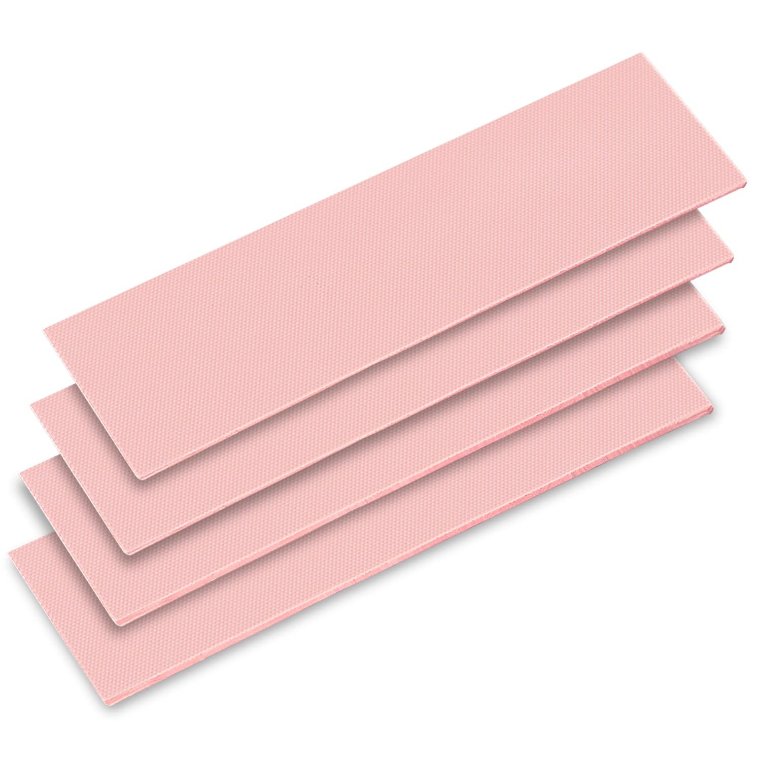 4 Pack 120x20mm 15W Thermal Pads GPU 1mm 1.5mm, NVME CPU SSD Heatsink Cooler