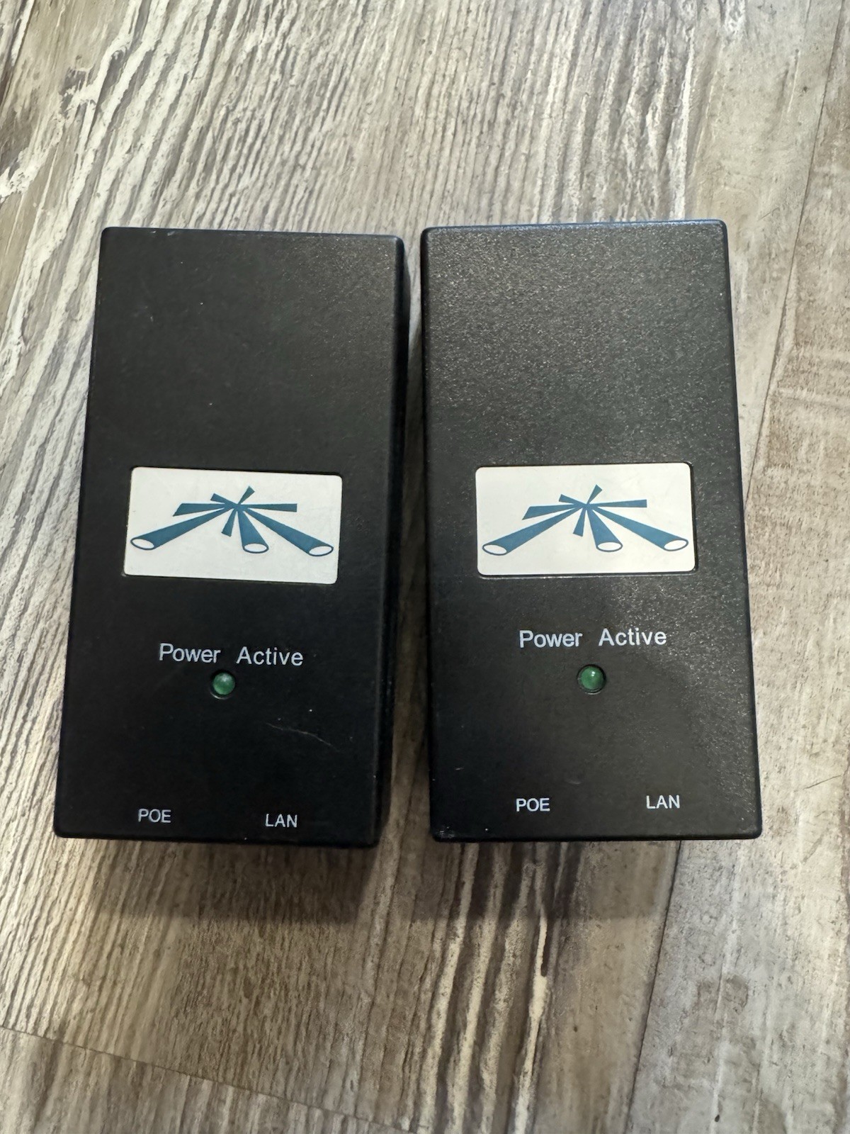 Ubiquiti GP335-240-050 PoE Injector Switching Power Supply 24V 0.5A Lot Of 2