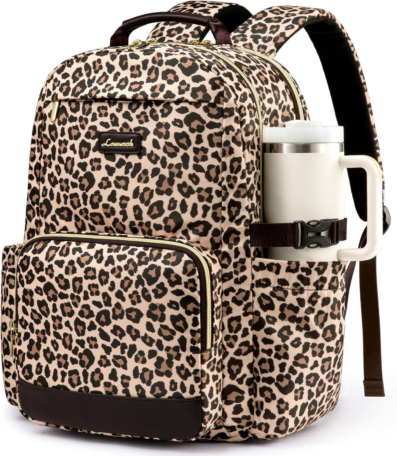 Laptop Backpack for Women with Pouch Pocket for Large Capacity Cup,15.6 Inch Lap