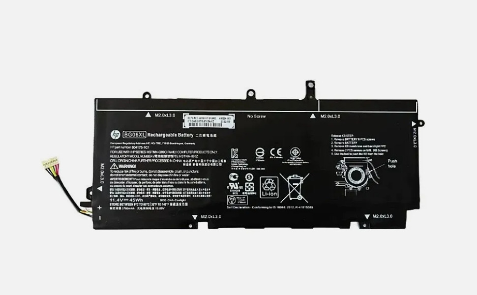 NEW OEM BG06XL Battery For HP EliteBook Folio 1040 G3 804175-181 804175-1B1