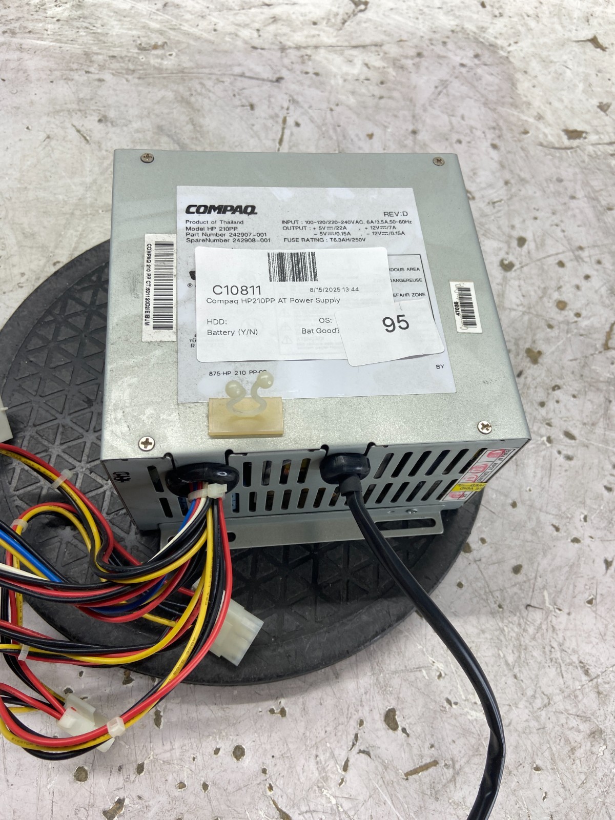 Compaq HP210PP AT Power Supply - Tested