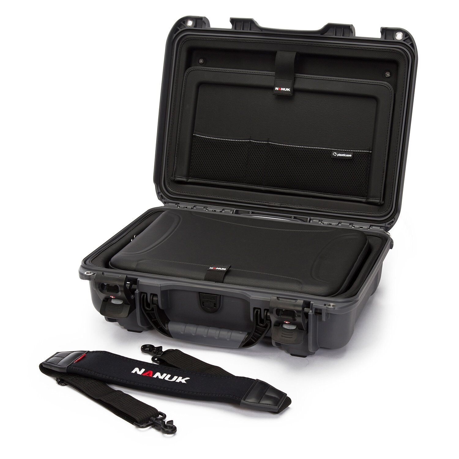 Nanuk 923 Waterproof Hard Case with Laptop Insert Kit and Incorporated TSA App