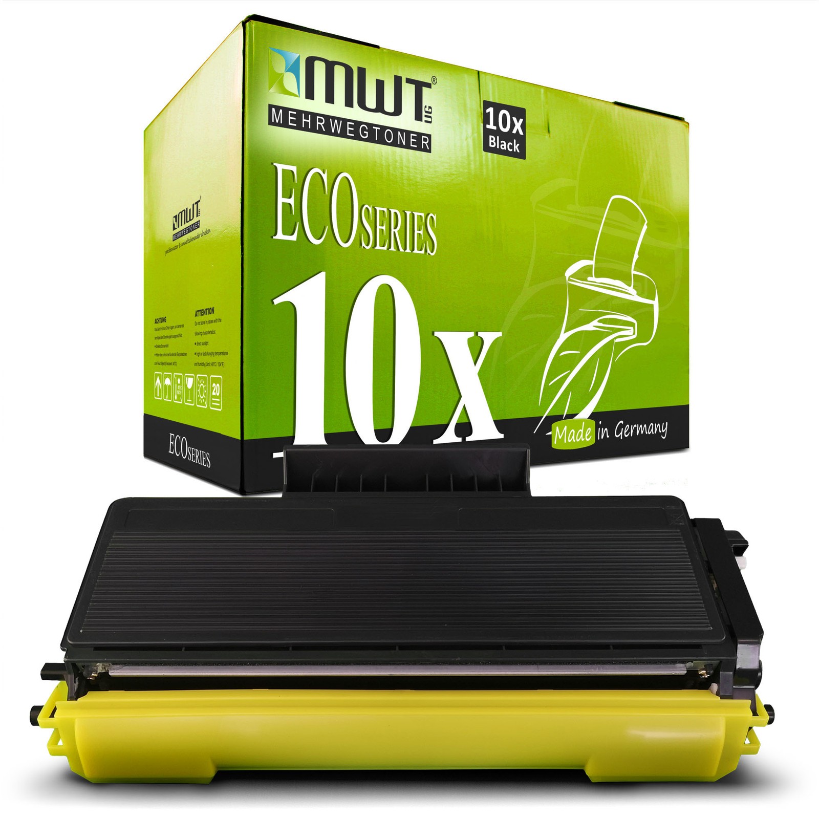 10x MWT ECO XXL Compatible Brother Toner Cartridge Black For HL-5250-DNHY