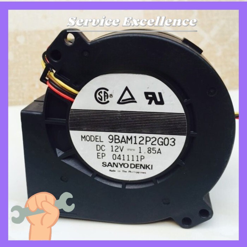 1PCS San Ace B97 9bam12p2g04 97x33 FIT for 9BAM12P2G03 Sanyo Fan Blower w/ Cabl#