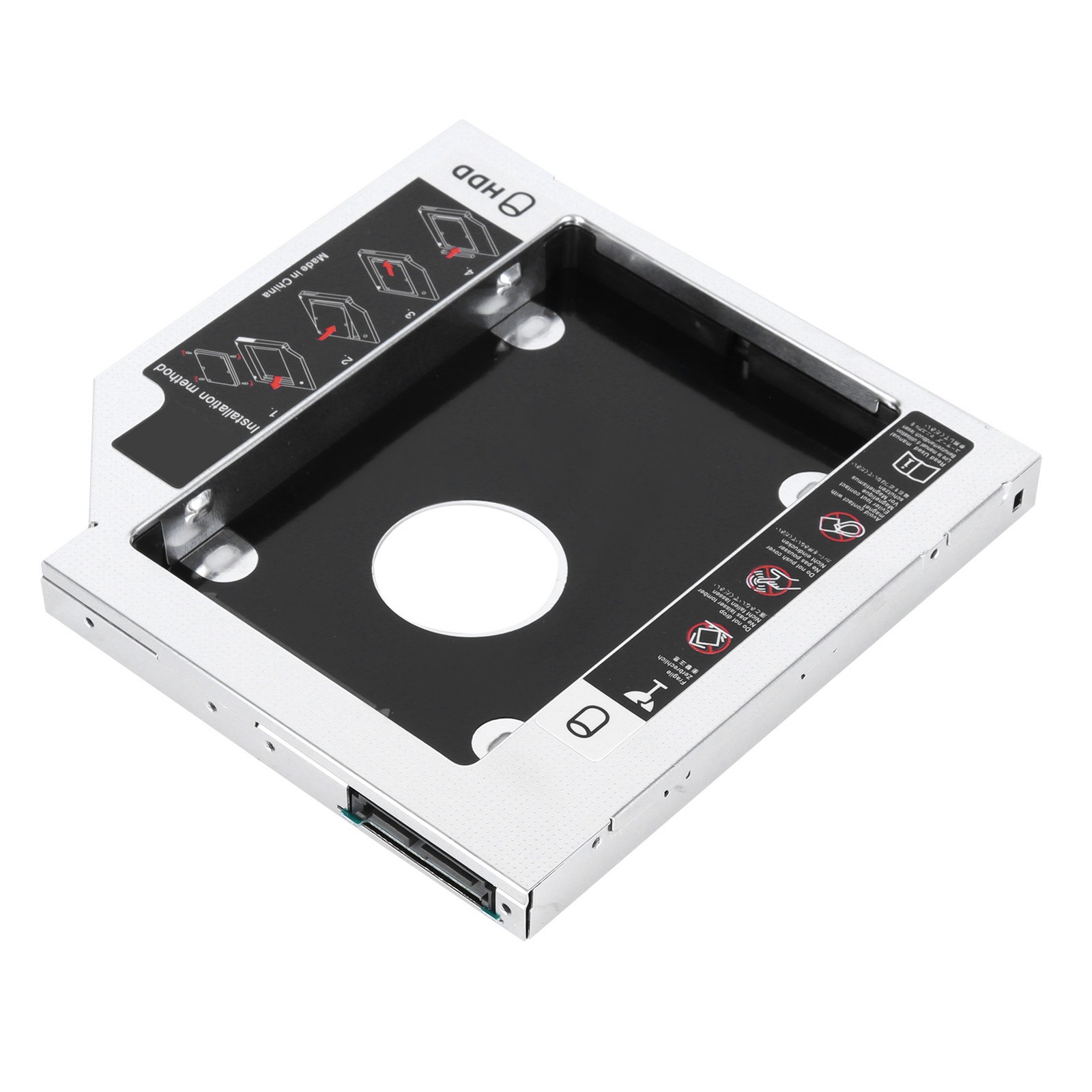 SATA3.0 HDD Caddy 9.5mm/12.7mm Universal Second Aluminum Alloy Computer