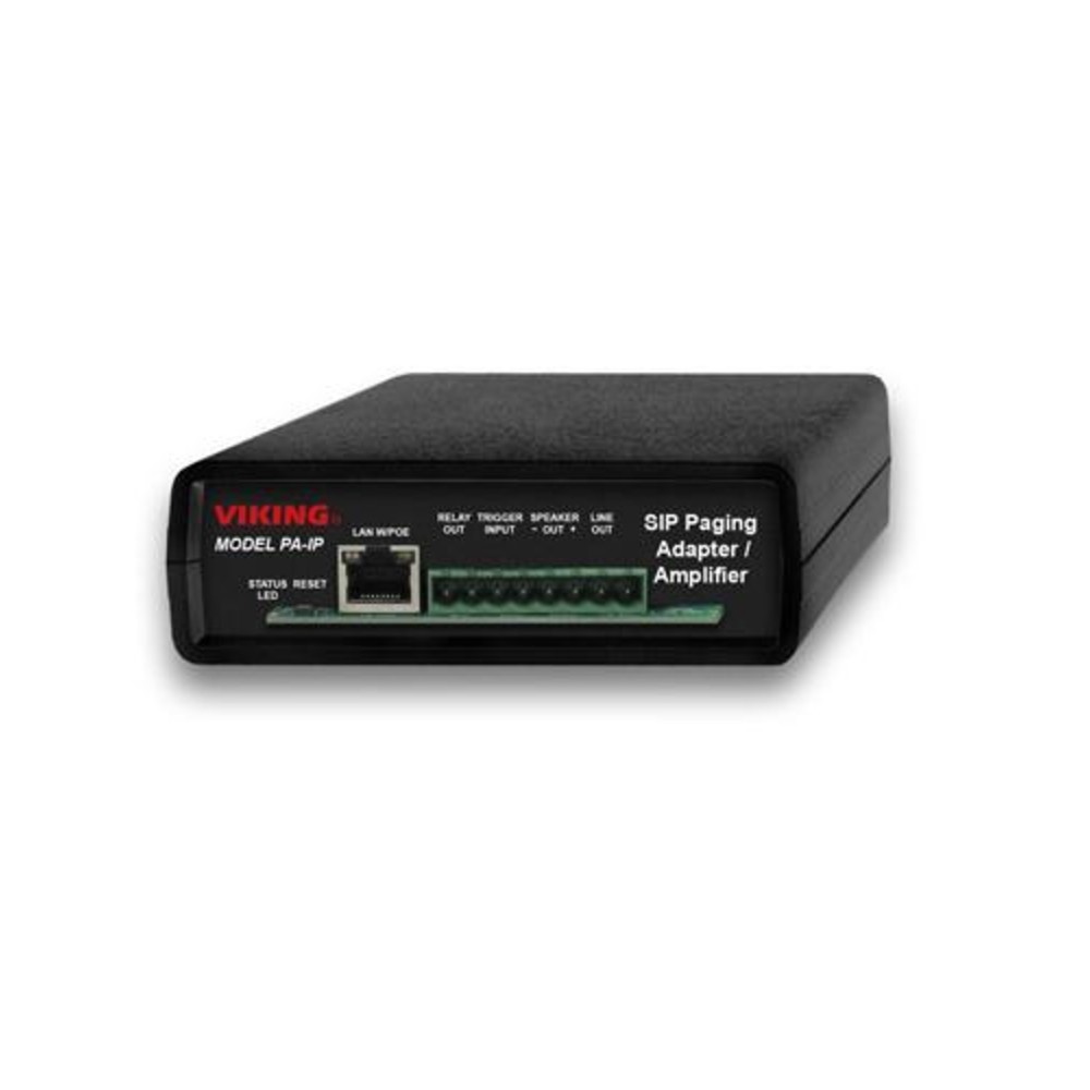 Viking Electronics PA-IP Sip/Multicast Paging Adapter And Amplifier