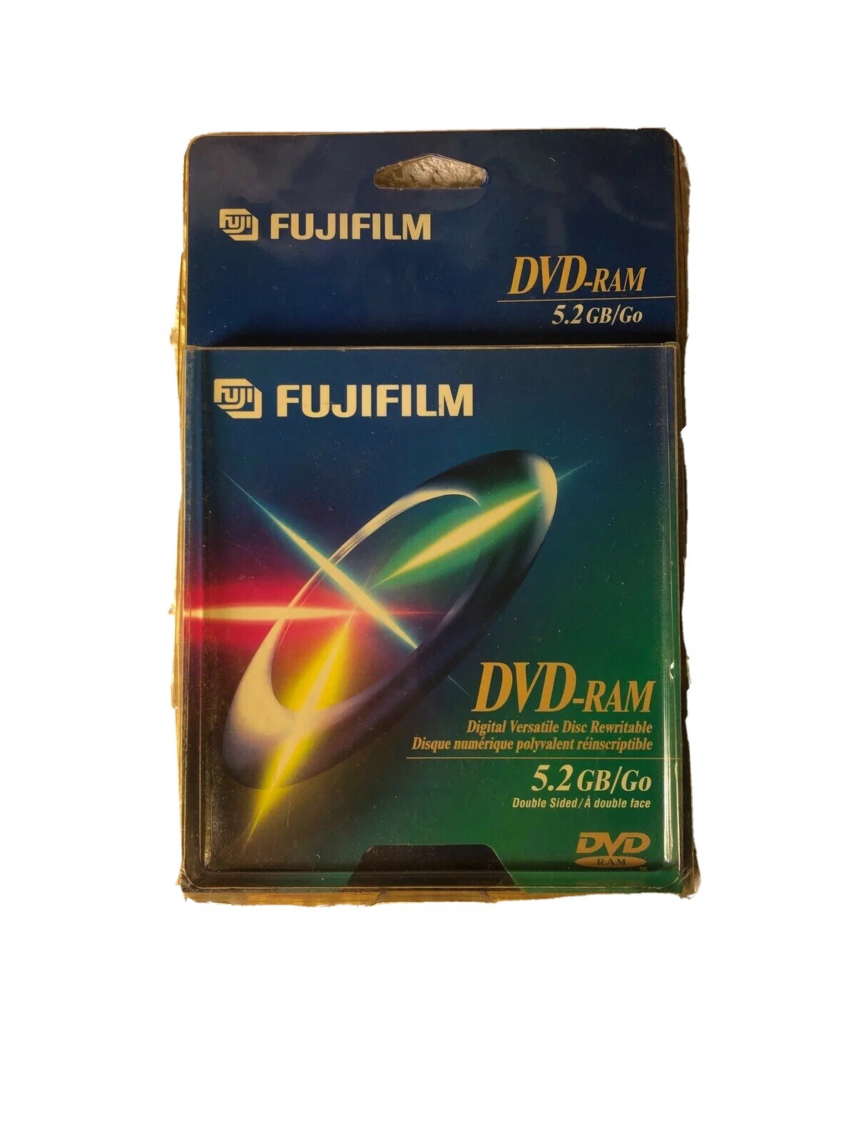 FujiFilm 5.2GB  DVD-RAM Double Sided Disk Rare Still In Package