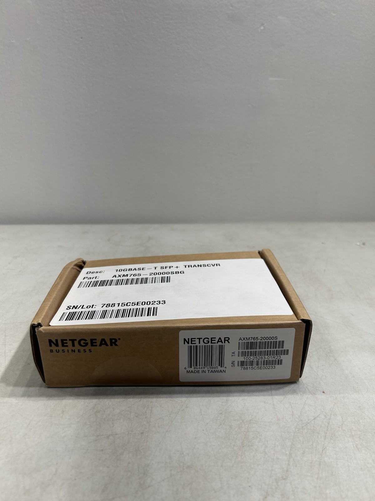 NetGear AXM765v2 SFP+ 10GBase-T SFP+ to Copper Transceiver (AXM765-20000S)