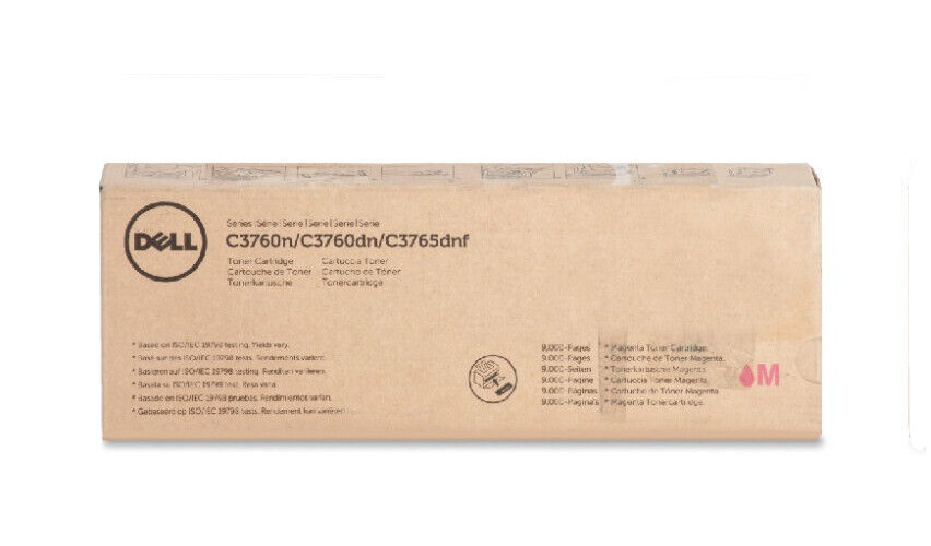 Genuine Toner DELL C3760 n C3760dn dnf / MAGENTA 593-11121 High Capacity 9K