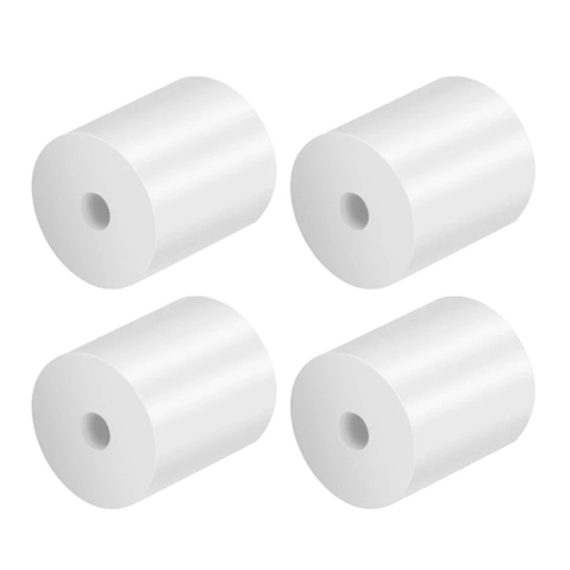 4pcs High Temperature White Silicone Hot Bed Leveling for 3D Printer Ender3 18mm