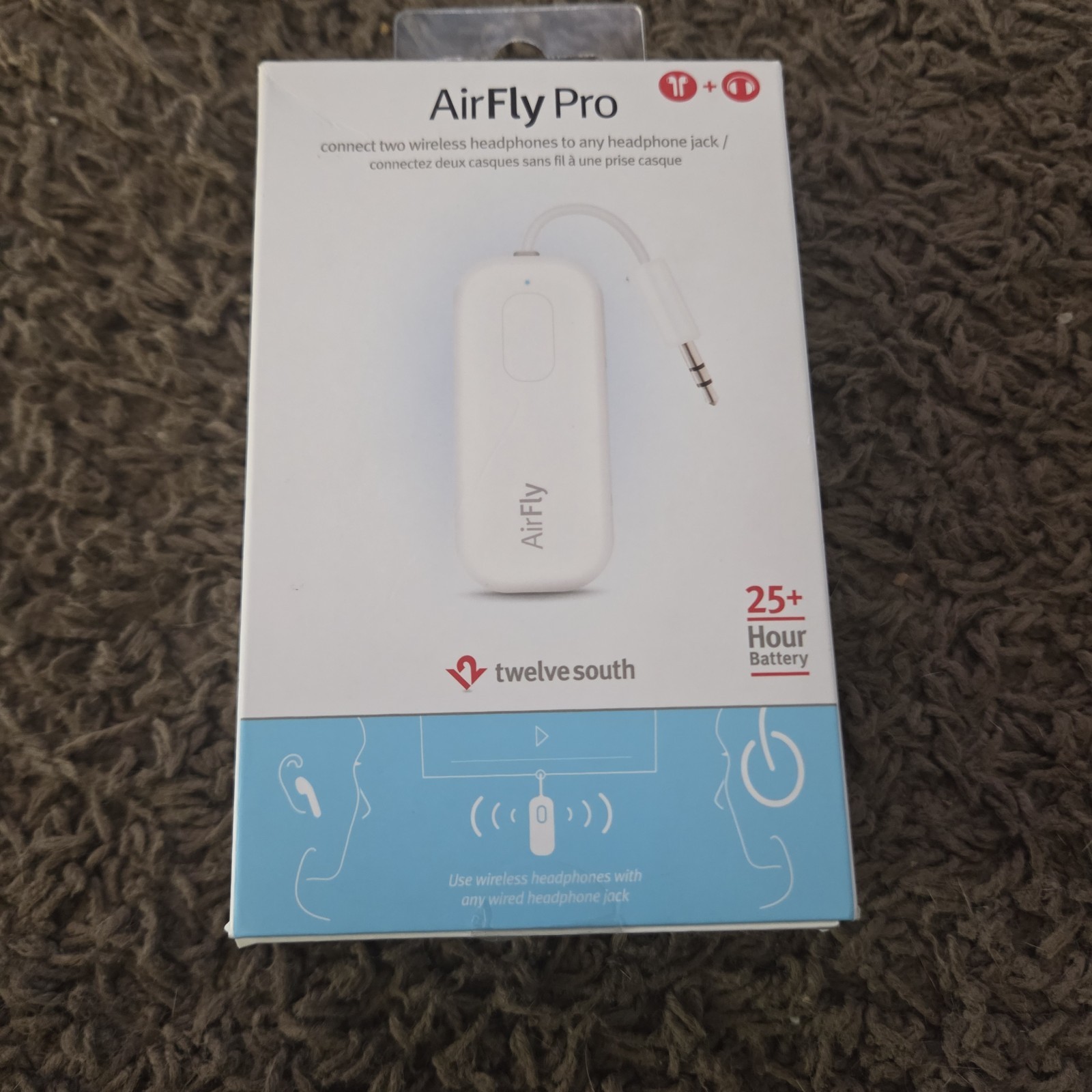 AIRFLY PRO Bluetooth Adapter, White (BRAND NEW SEALED BOX) by Twelve South