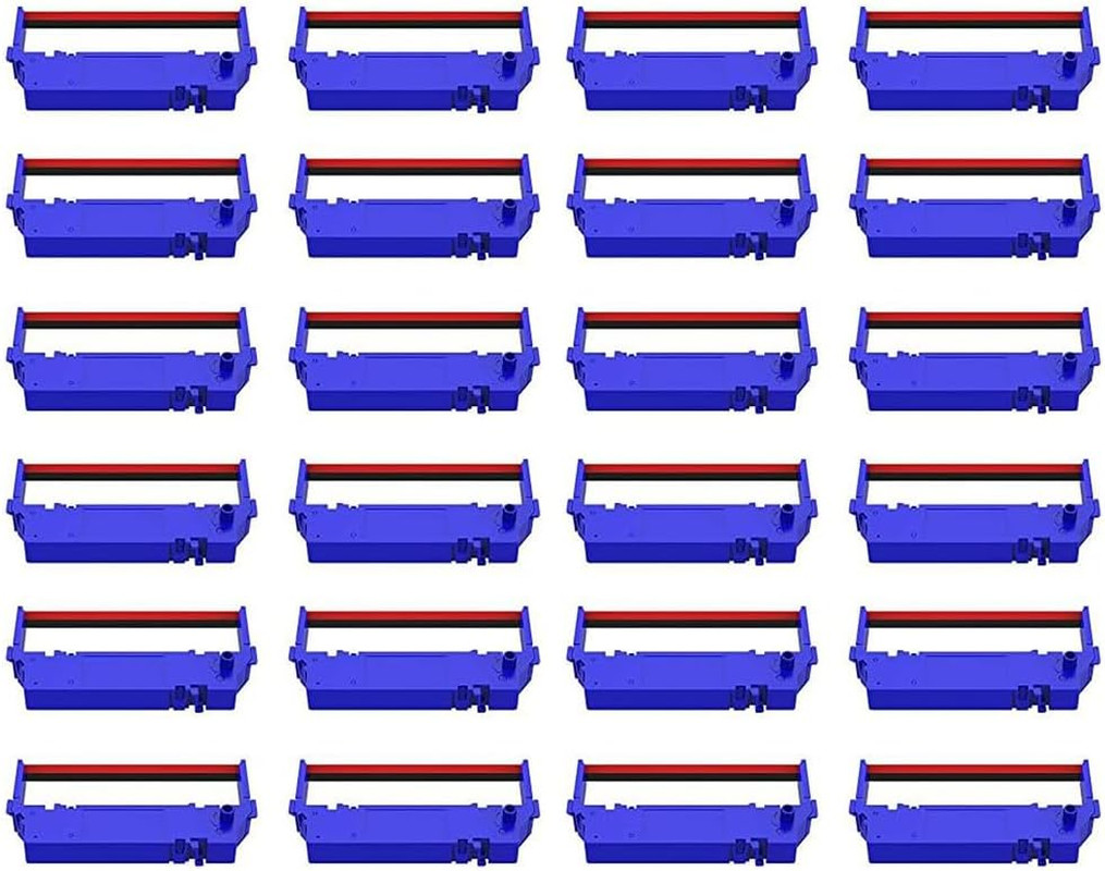 24-Pack Compatible SP700 Printer Ribbon B/R Replacement for Star RC-700BR SP-700