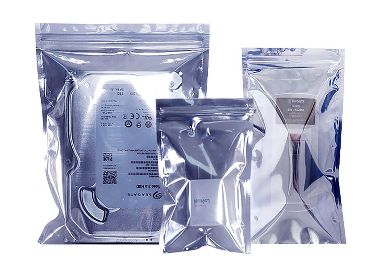 ESD Bags, 100pcs Anti Static Resealable Shielding Bags 4 x 6 inch