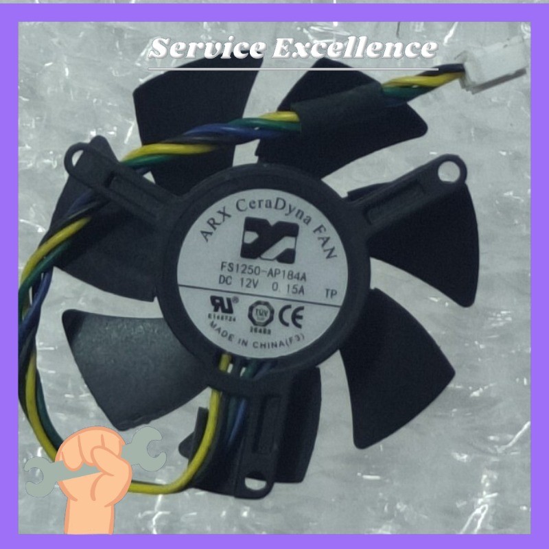 ARX FS1250-AP184A 0.15A 45mm Video Card Fan Replacement 39mm 4pin