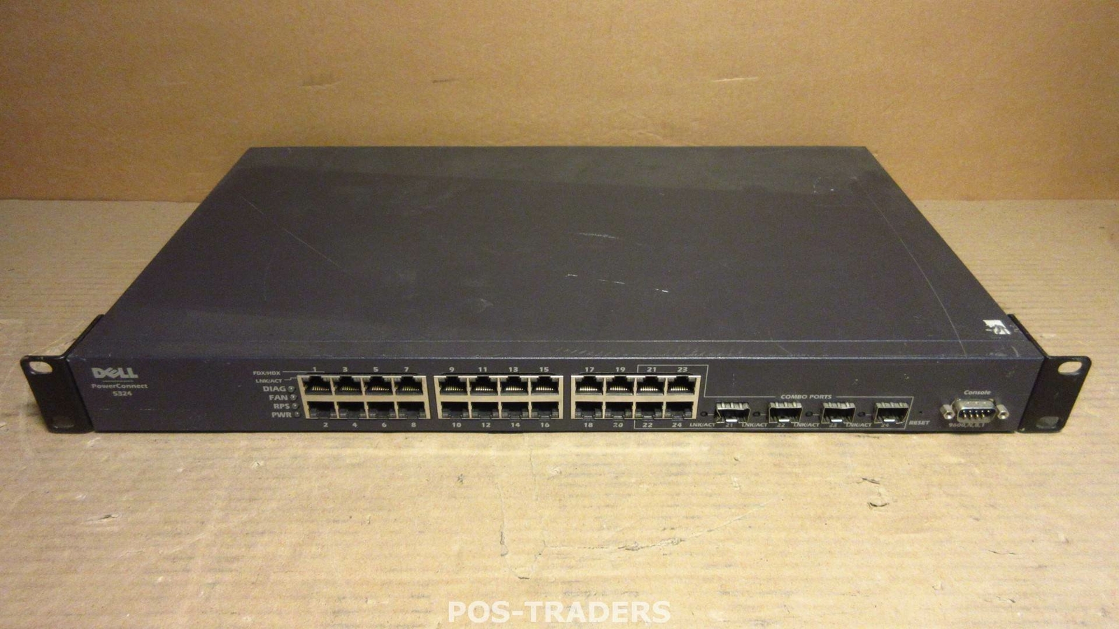 Dell PowerConnect 5324 Switch 24x 10/100/1000 Gigabit & 4x SFP Ports XJ675