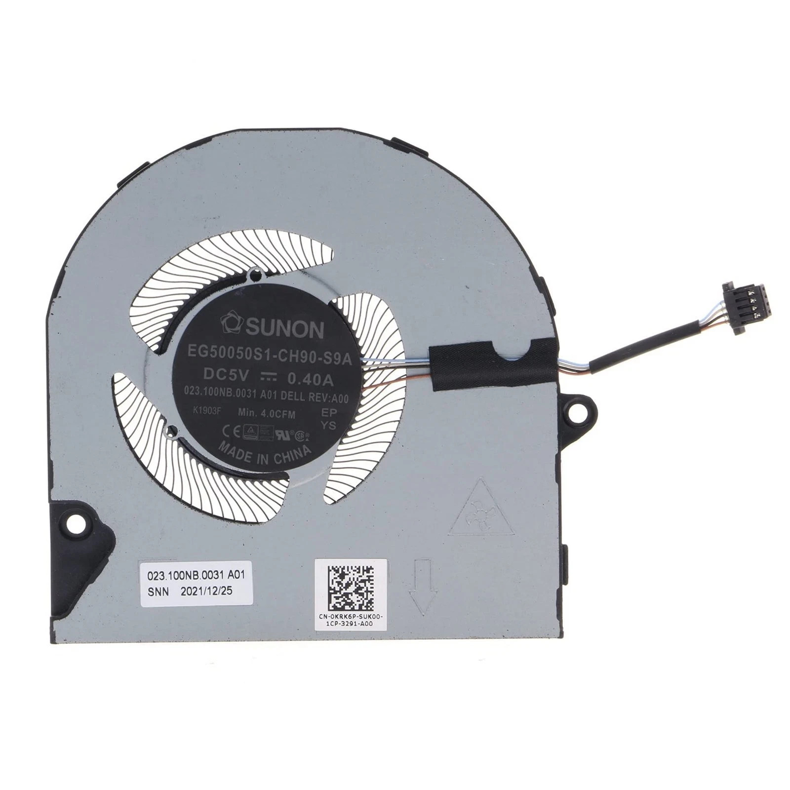 Replacement CPU Cooling Fan for DELL Inspiron 15 5510 5515 5518 Inspiron 14 5...
