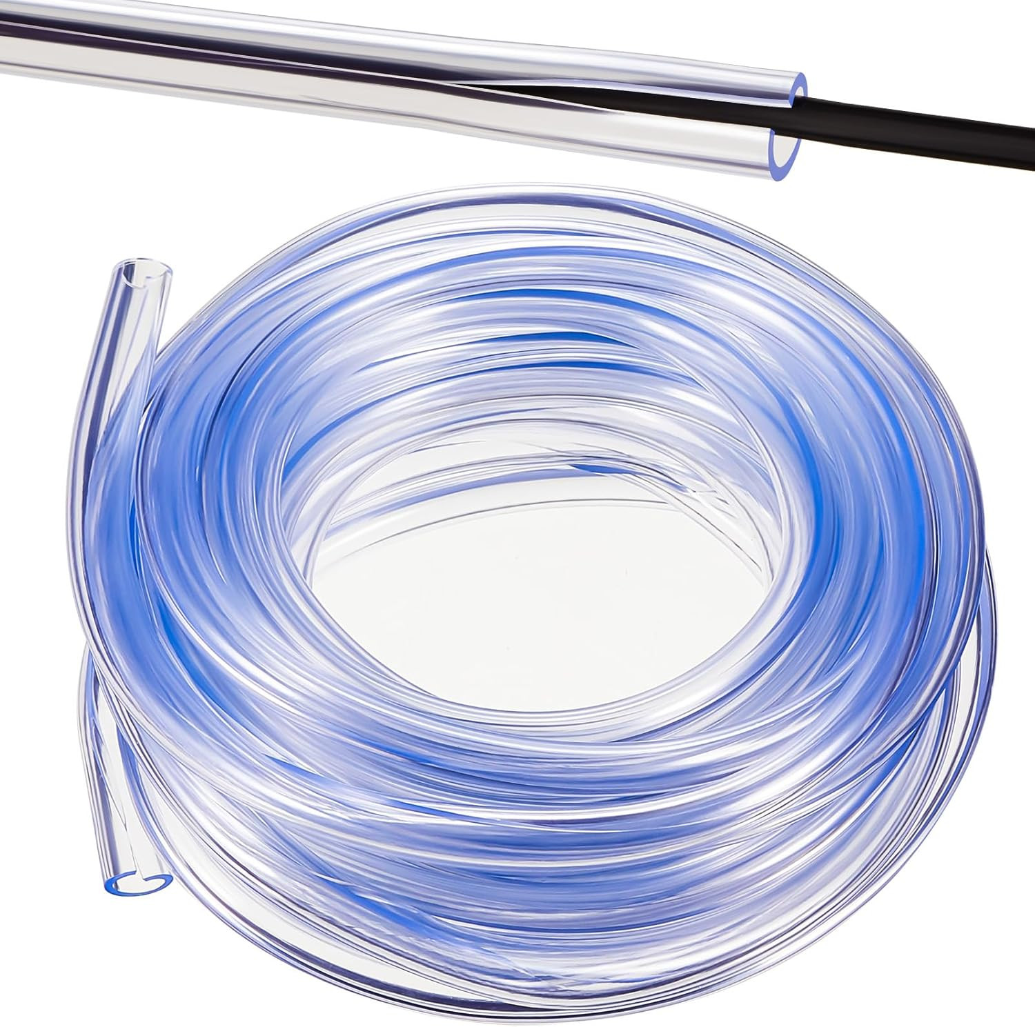 30Ft Pet Cord Protector Cable Sleeve 1/2" Wire Cover Flexible Clear PVC