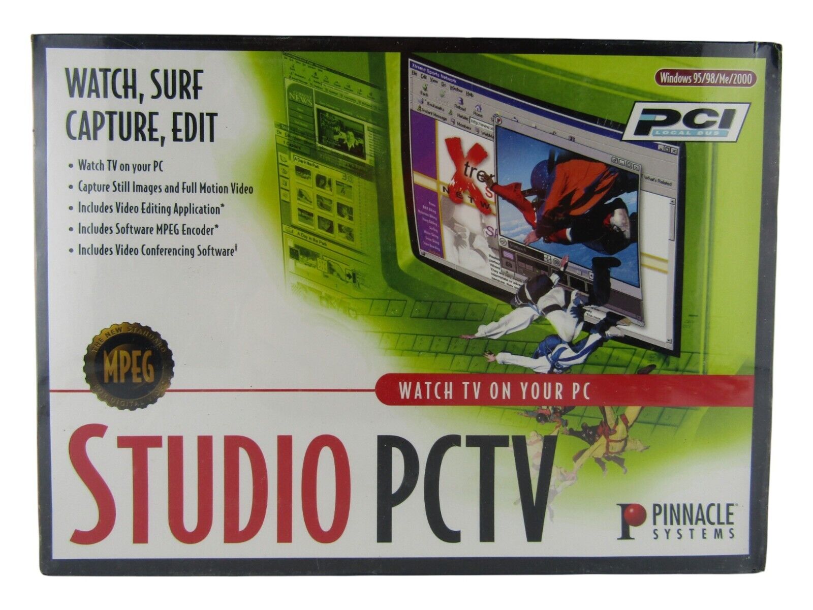 Pinnacle Systems Studio PCTV Windows 95 98 2000 Watch TV On Your PC