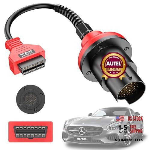 Original BENZ-38 PIN Adapter, 38 Pin Male to 16 Pin Female OBDII Connector