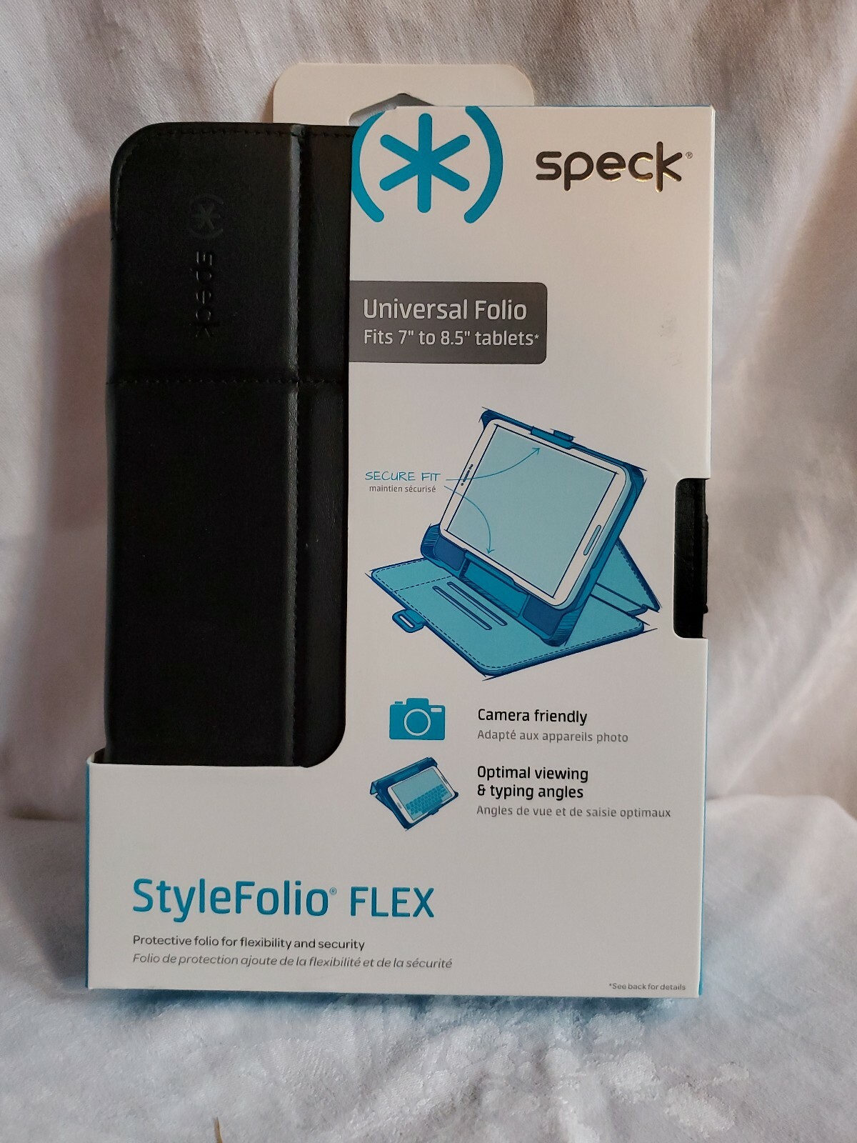 Speck StyleFolio FLEX Universal Folio Case for 7 to 8.5 Inch Tablets - Black