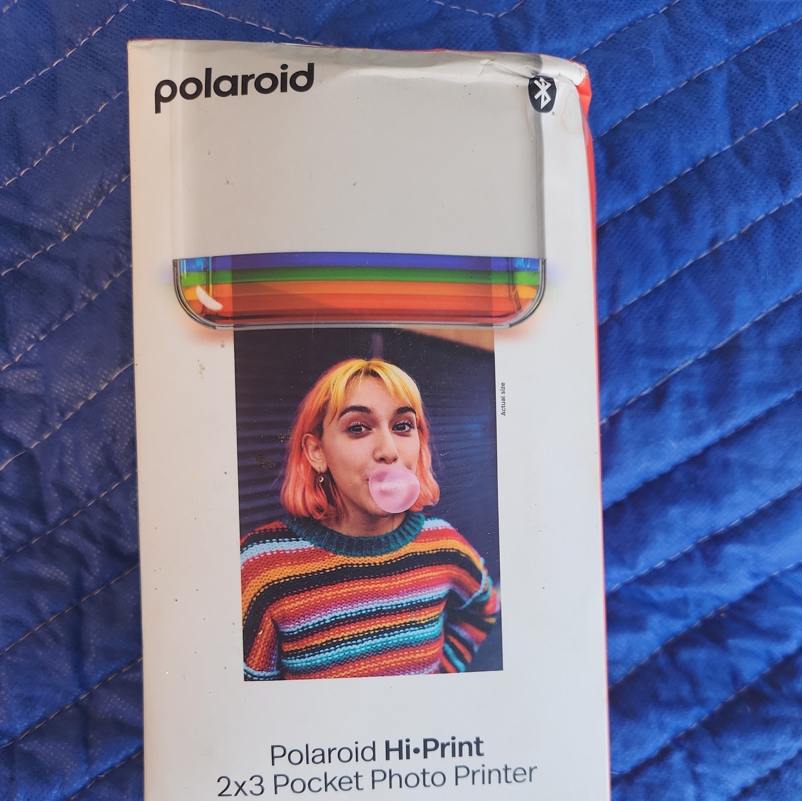 Polaroid Hi-Print 2x3 Gen 2 Pocket Photo Printer White Bluetooth 009128. New
